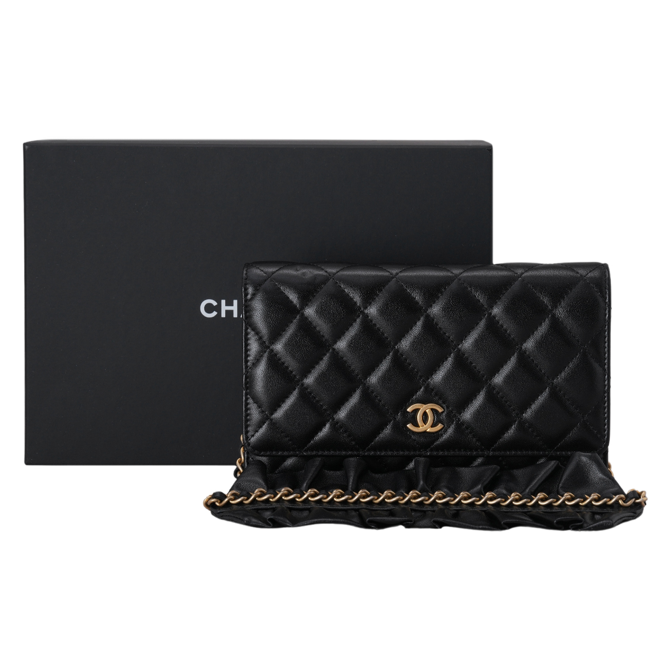 CHANEL(USED)샤넬 램스킨 클래식 WOC