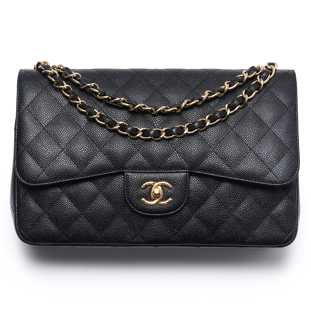 CHANEL(USED)샤넬 캐비어 클래식 라지 플랩백