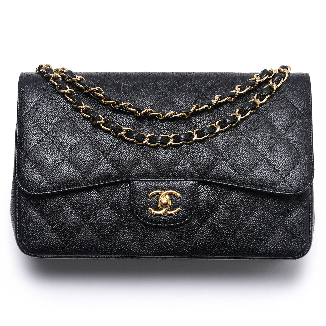 CHANEL(USED)샤넬 캐비어 클래식 라지 플랩백