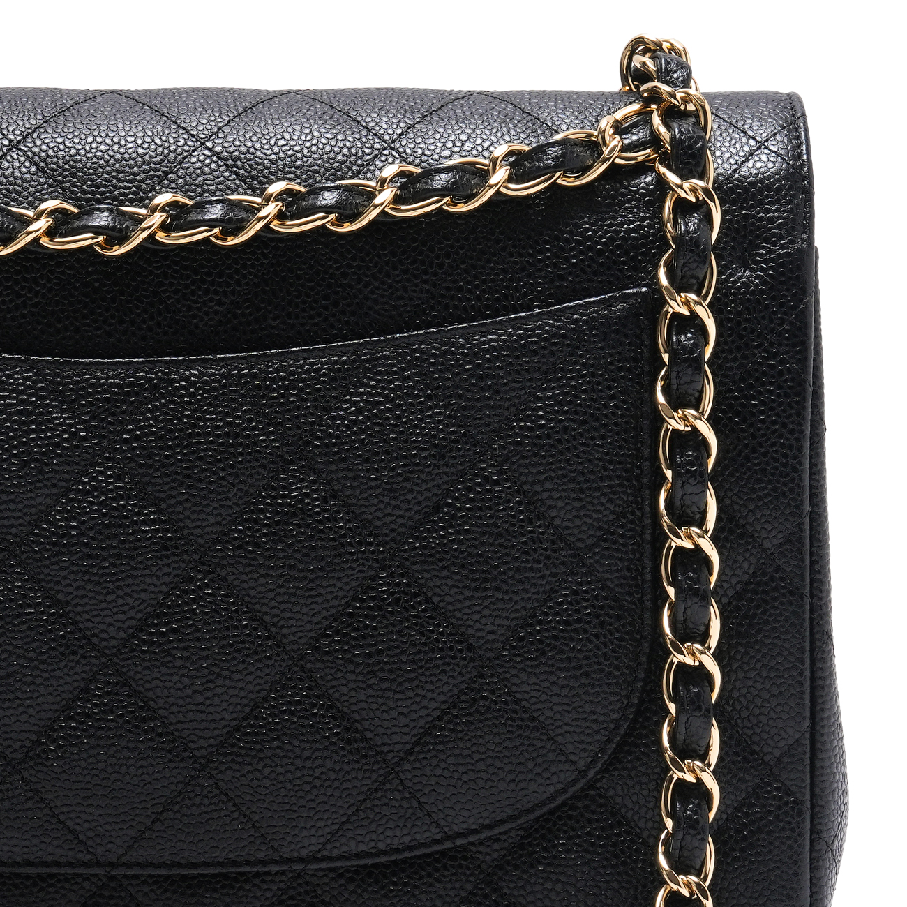 CHANEL(USED)샤넬 캐비어 클래식 라지 플랩백
