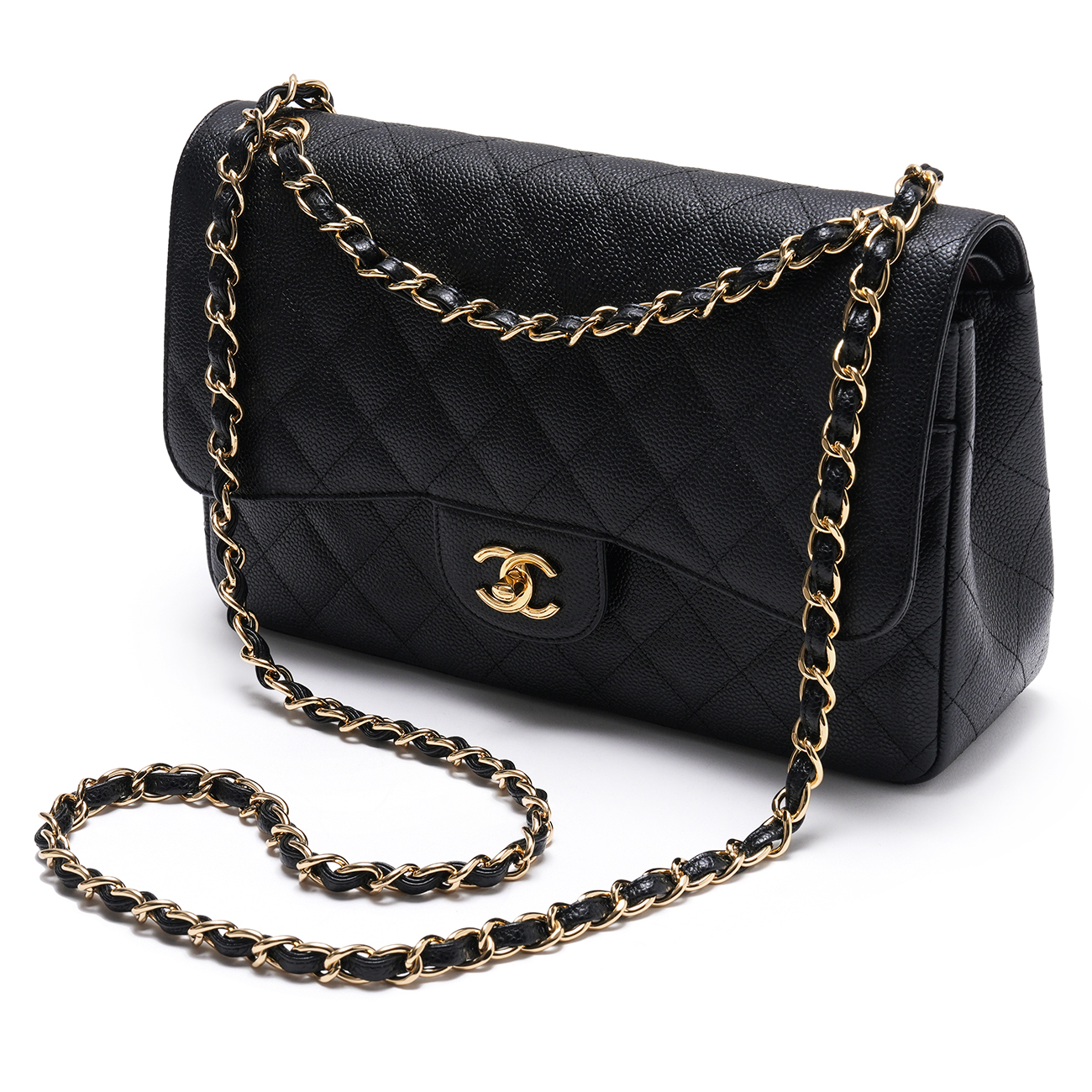 CHANEL(USED)샤넬 캐비어 클래식 라지 플랩백