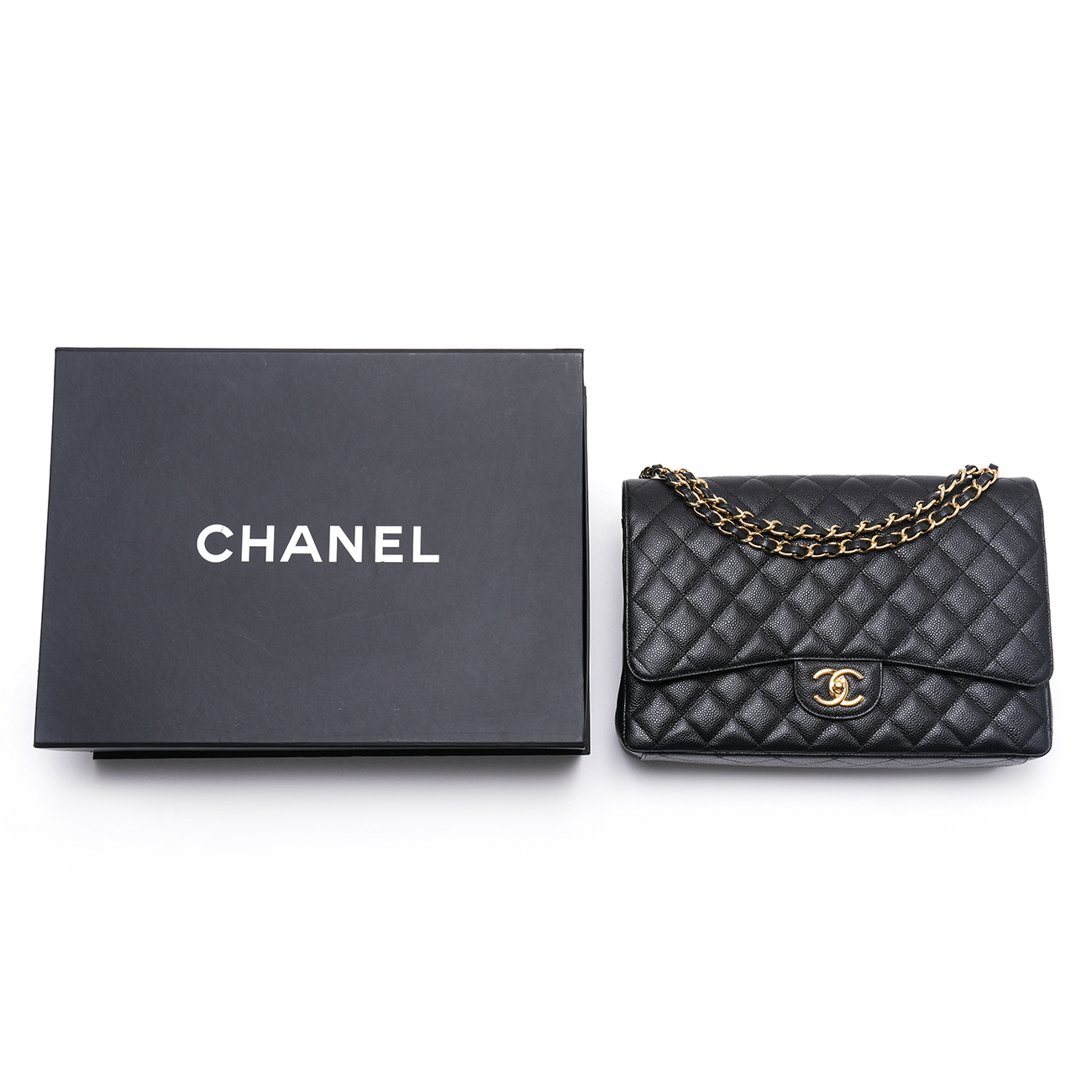 CHANEL(USED)샤넬 캐비어 클래식 맥시 플랩백