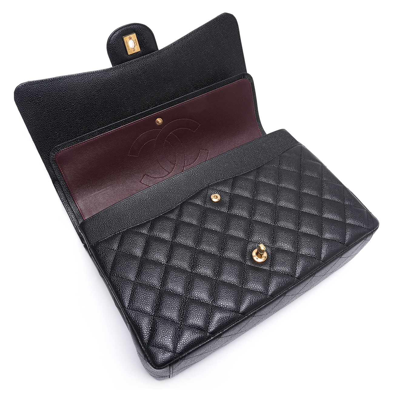CHANEL(USED)샤넬 캐비어 클래식 맥시 플랩백