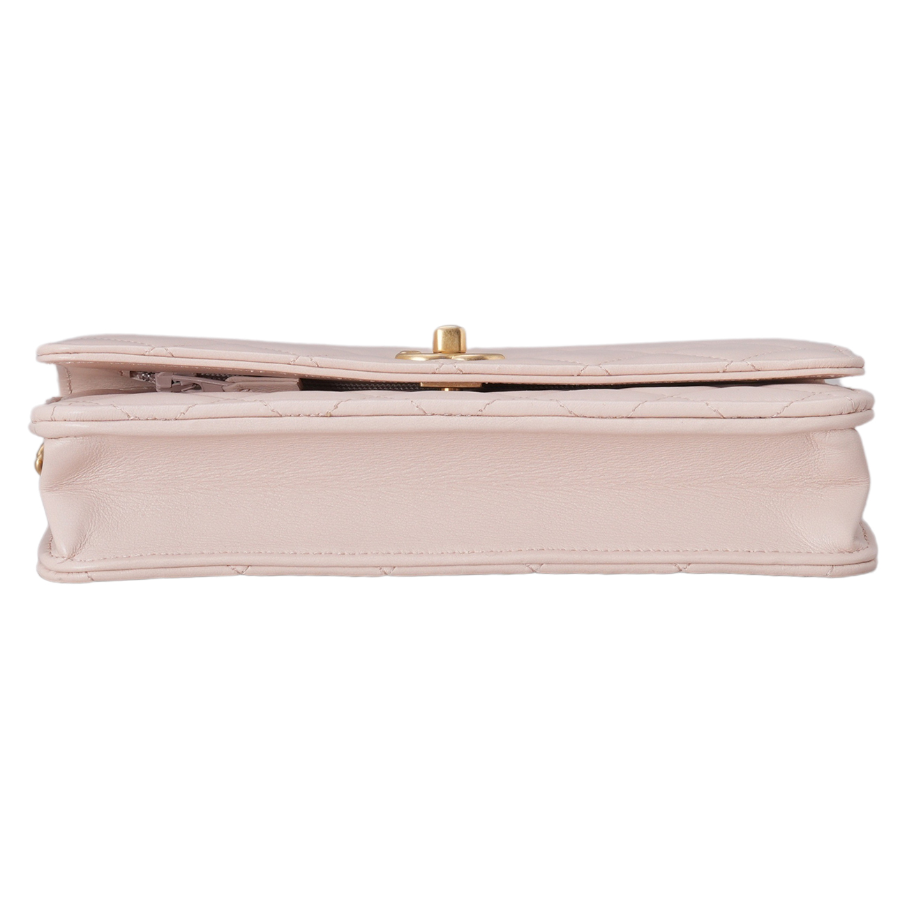 CHANEL(USED)샤넬 램스킨 골든볼 WOC 미니 크로스백