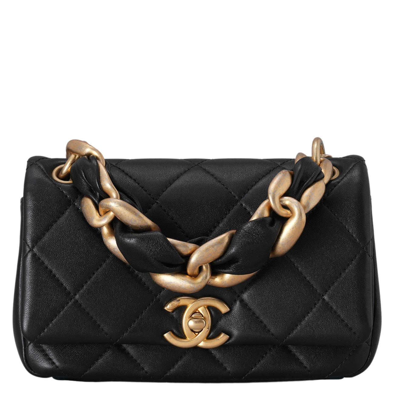 CHANEL(USED)샤넬 AS2387 시즌 탑핸들 체인백