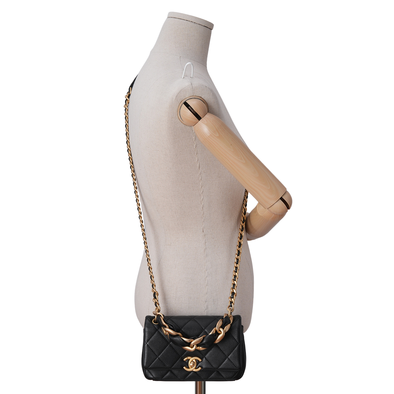 CHANEL(USED)샤넬 AS2387 시즌 탑핸들 체인백