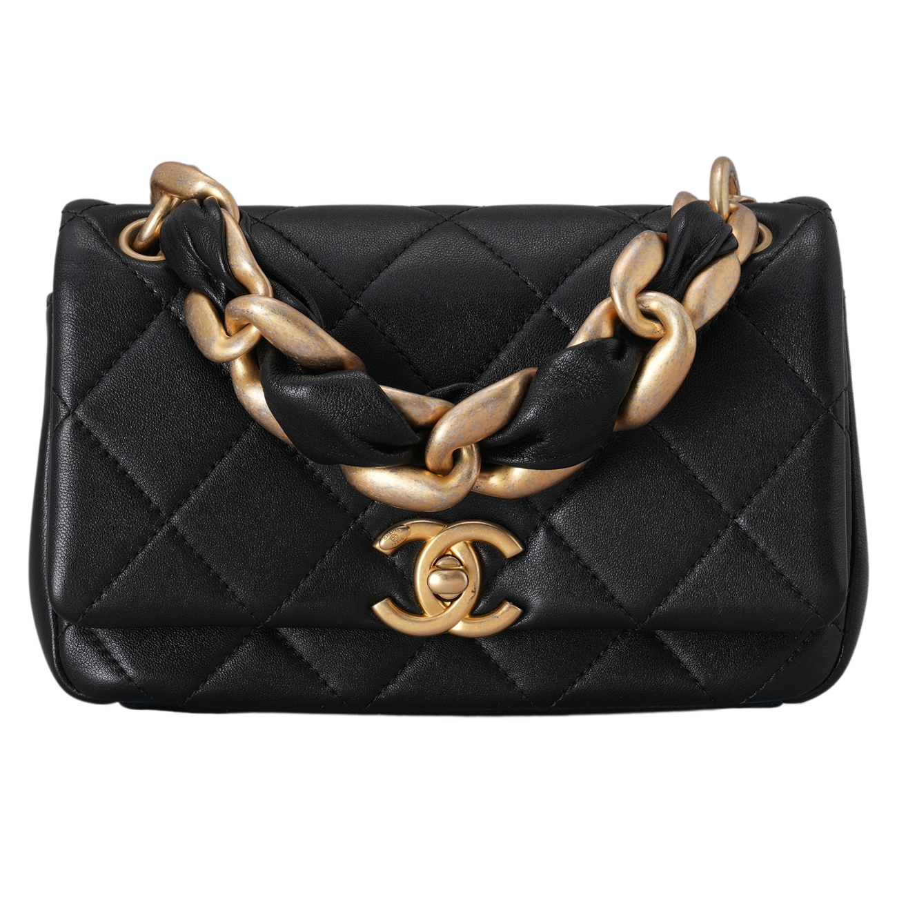 CHANEL(USED)샤넬 AS2387 시즌 탑핸들 체인백