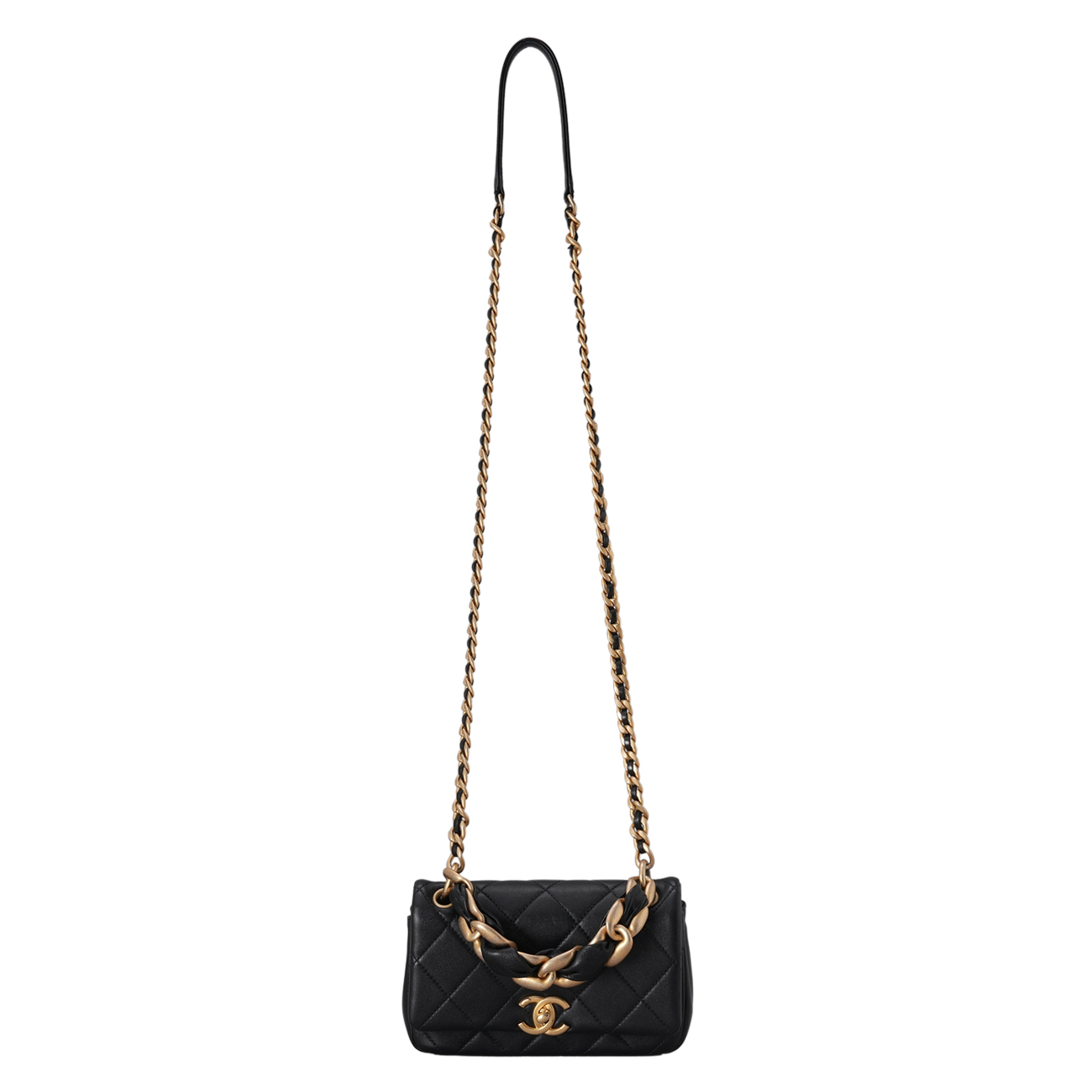 CHANEL(USED)샤넬 AS2387 시즌 탑핸들 체인백