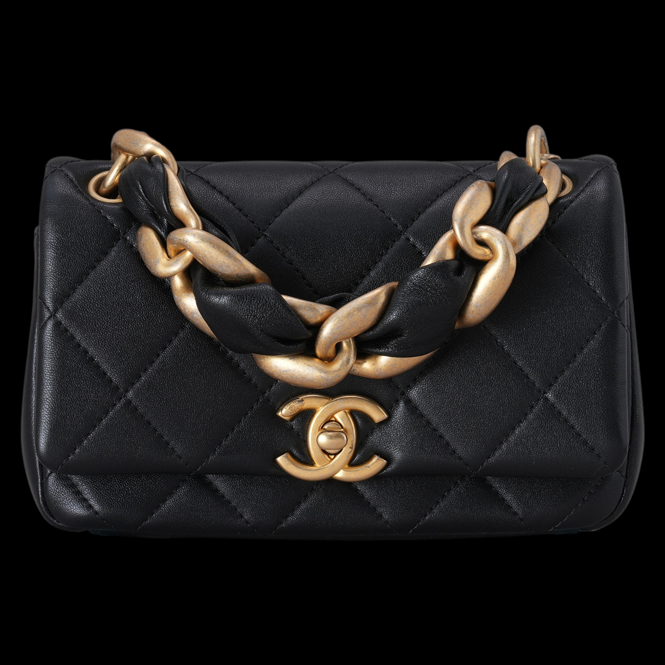 CHANEL(USED)샤넬 AS2387 시즌 탑핸들 체인백