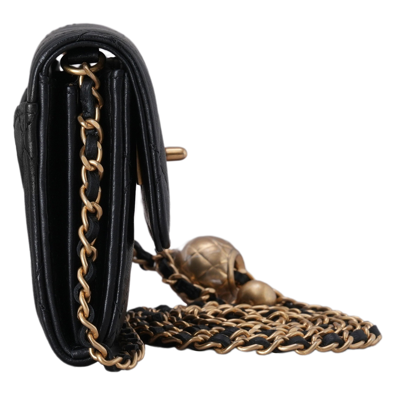 CHANEL(USED)샤넬 시즌 클래식 골든볼 체인 미니크로스백