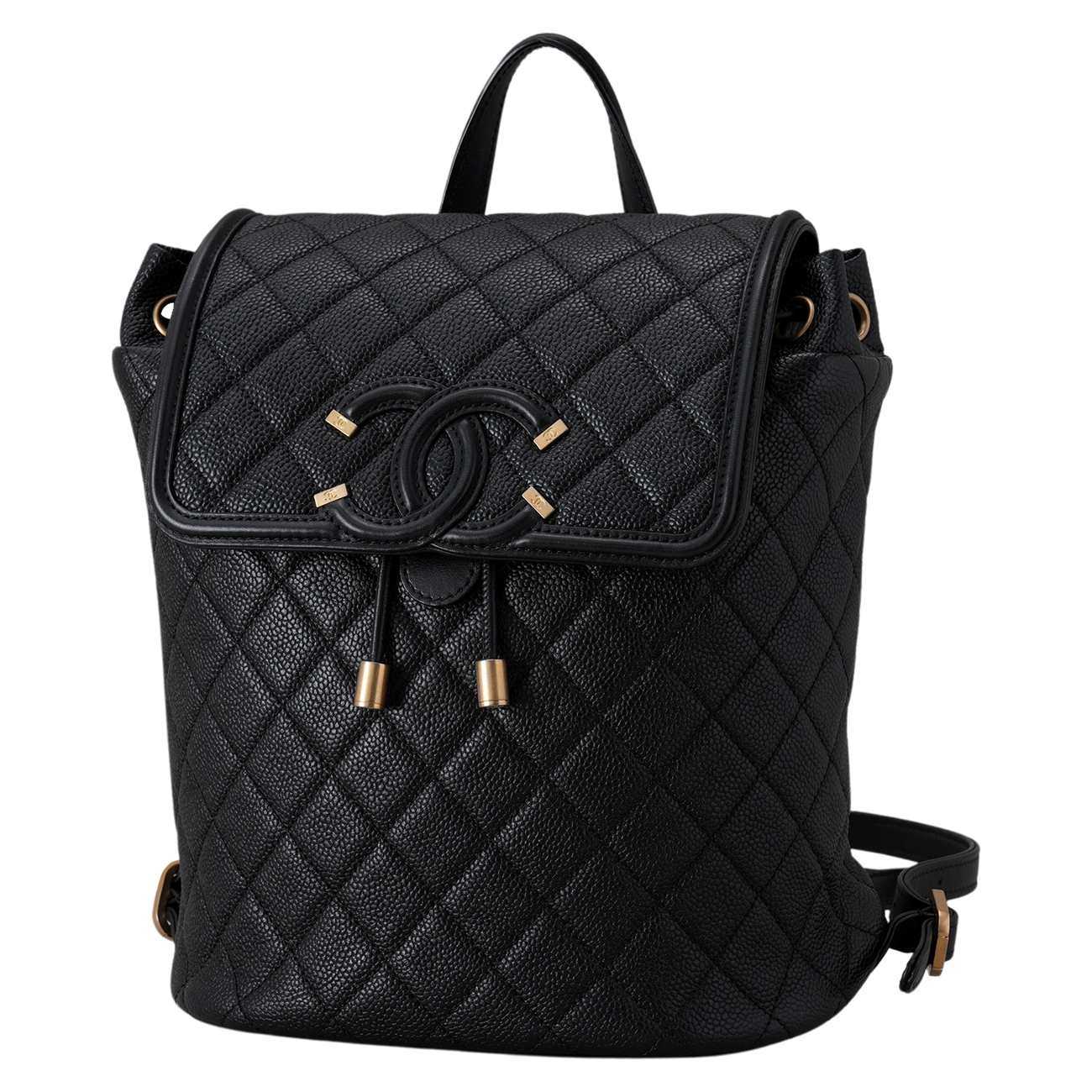 CHANEL(USED)샤넬 캐비어 코스메틱 백팩