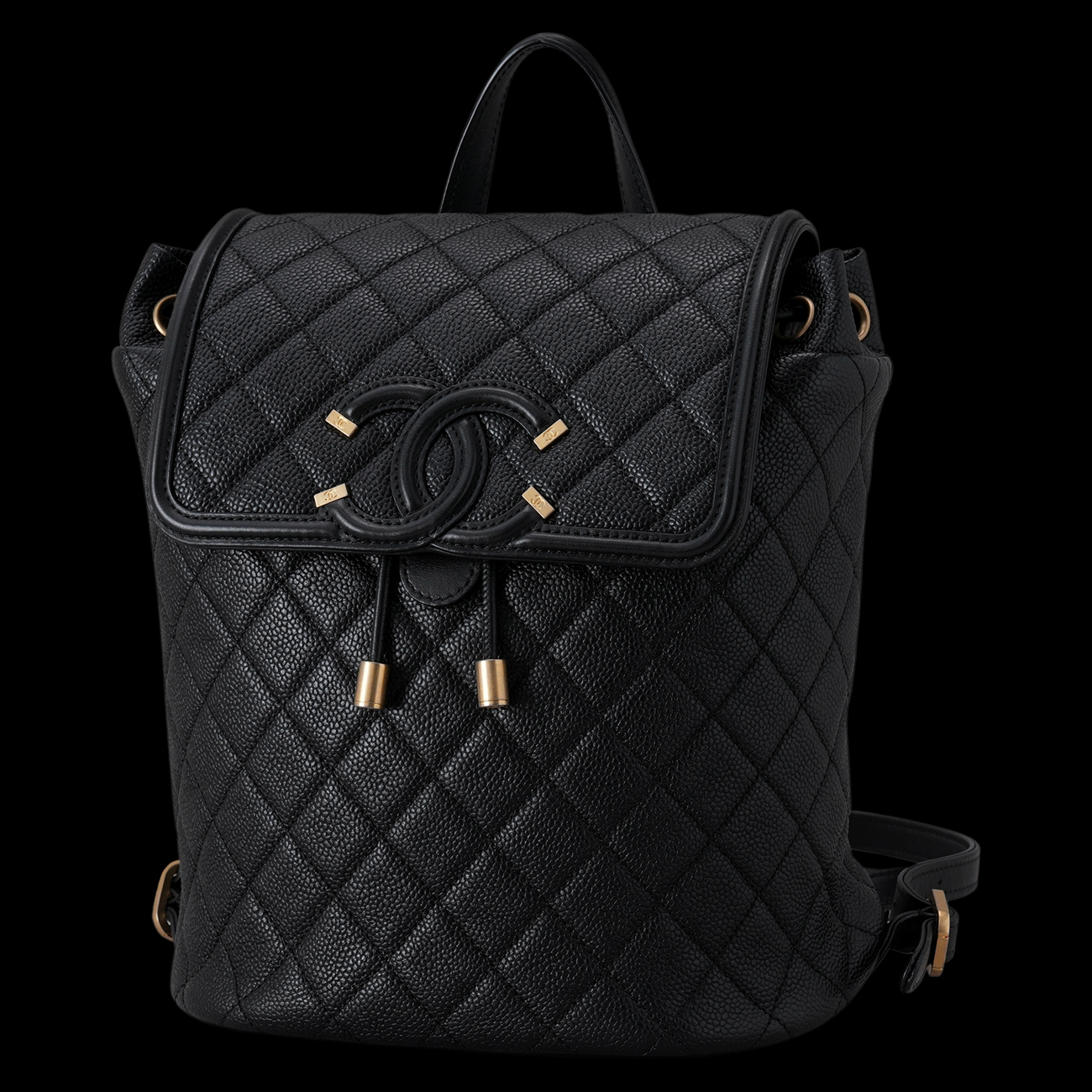 CHANEL(USED)샤넬 캐비어 코스메틱 백팩