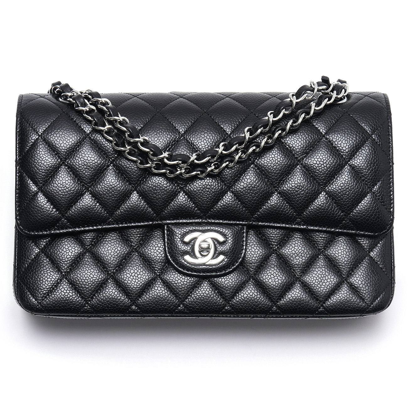 CHANEL(USED)샤넬 캐비어 클래식 미듐 플랩백