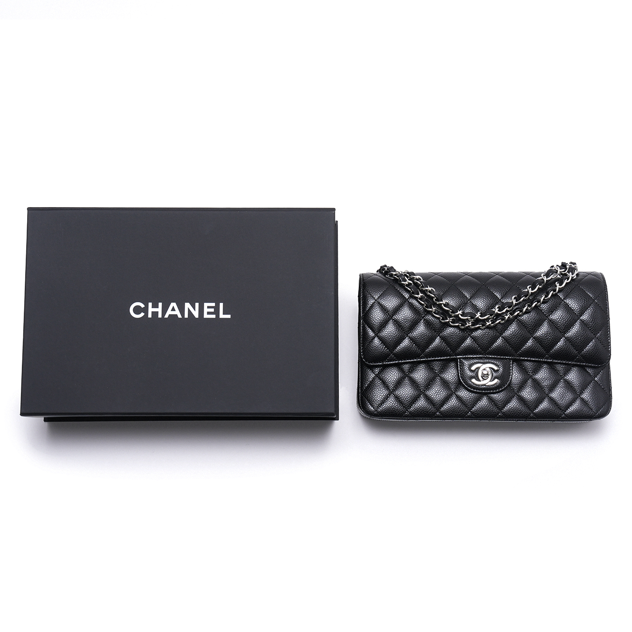 CHANEL(USED)샤넬 캐비어 클래식 미듐 플랩백