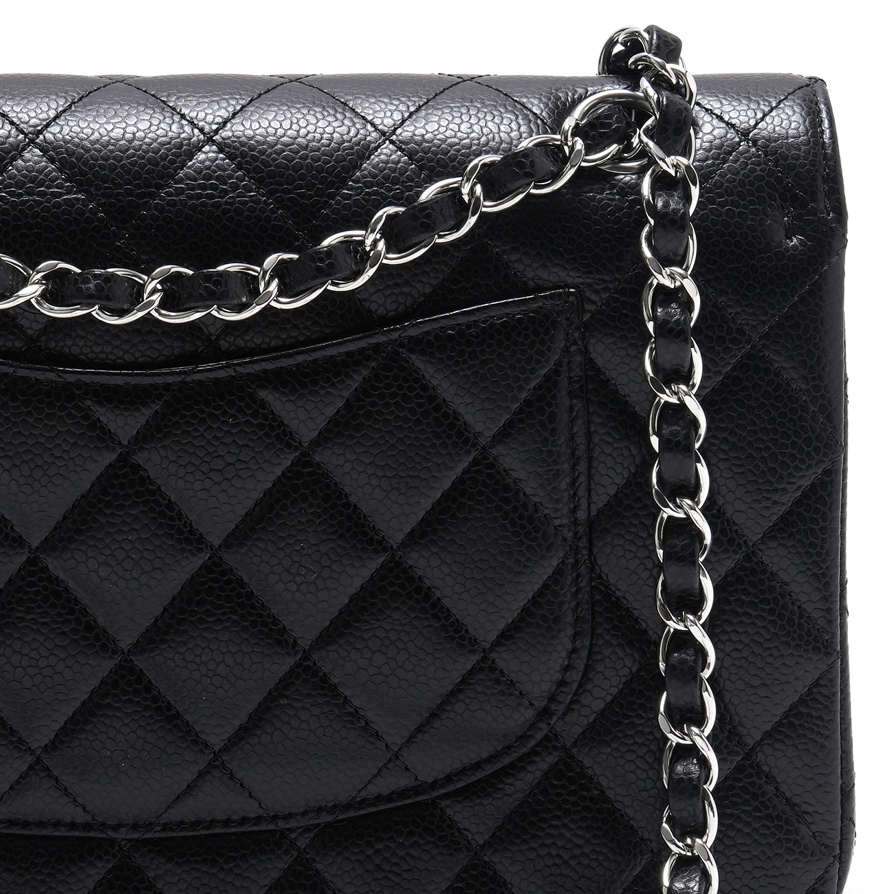 CHANEL(USED)샤넬 캐비어 클래식 미듐 플랩백
