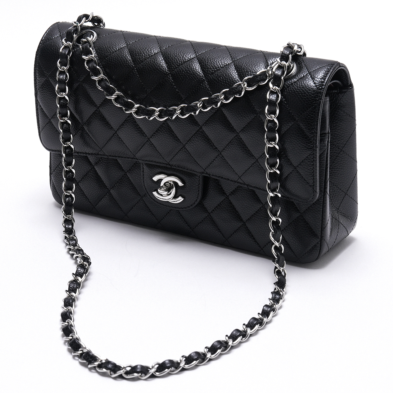 CHANEL(USED)샤넬 캐비어 클래식 미듐 플랩백