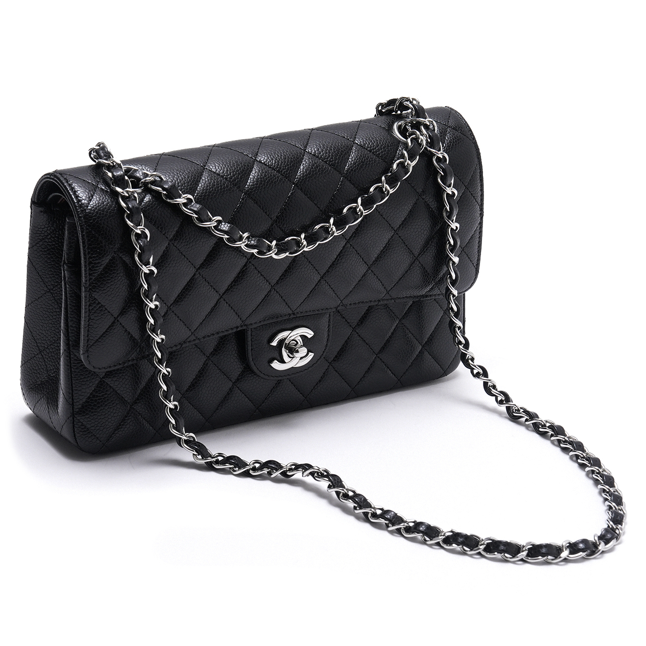 CHANEL(USED)샤넬 캐비어 클래식 미듐 플랩백