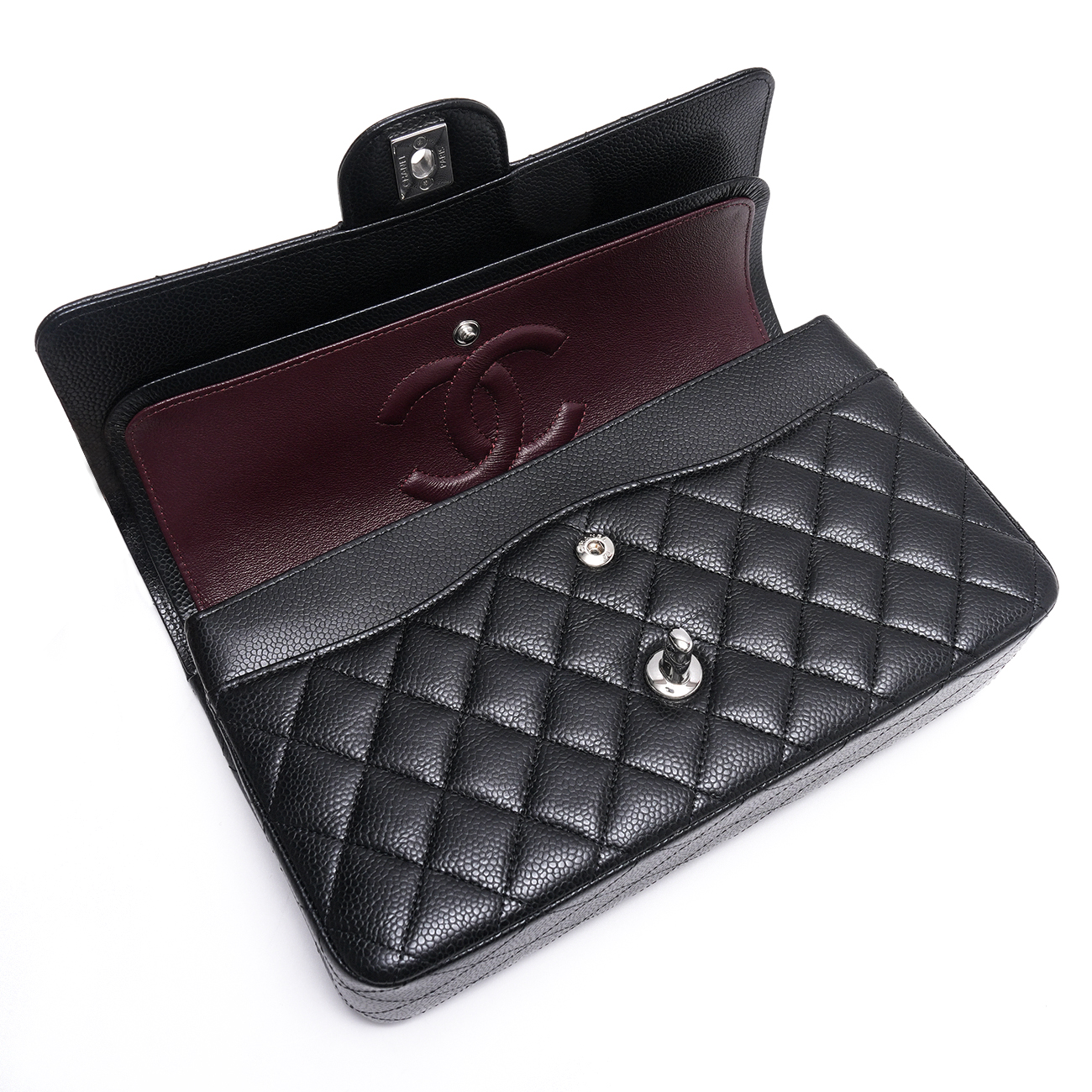 CHANEL(USED)샤넬 캐비어 클래식 미듐 플랩백