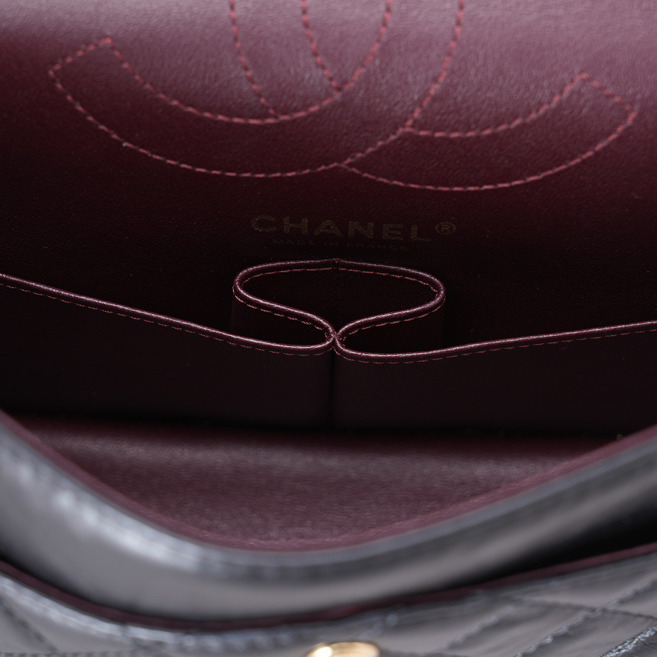 CHANEL(USED)샤넬 2.55 빈티지 클래식 미듐24 금장