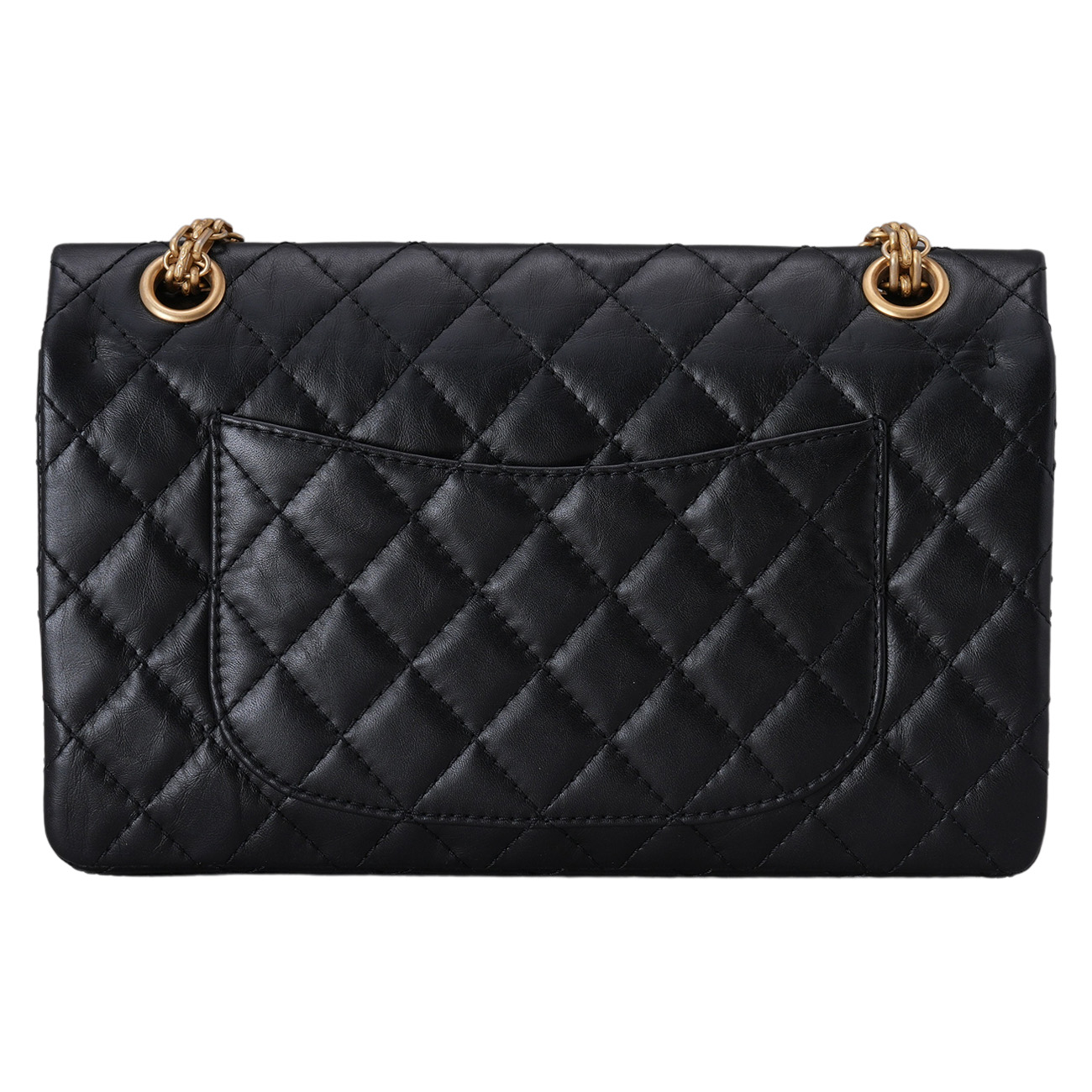 CHANEL(USED)샤넬 2.55 빈티지 클래식 미듐24 금장