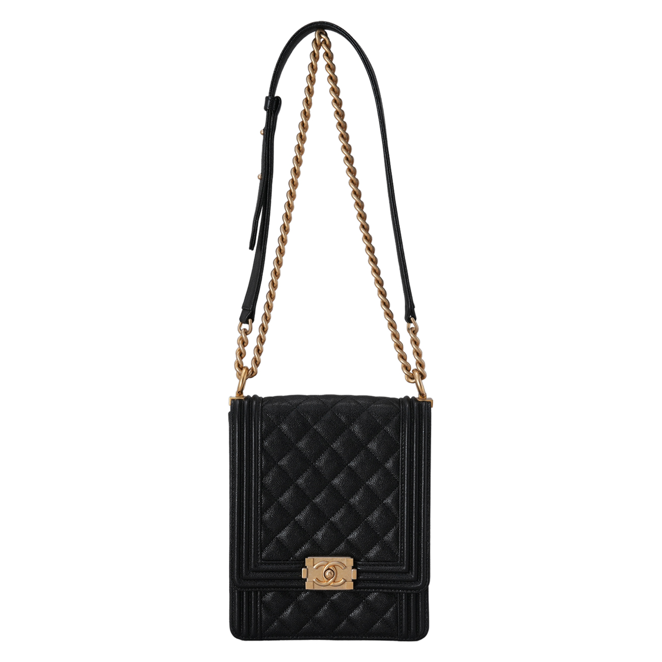 CHANEL(USED)샤넬 캐비어 보이샤넬 사첼백