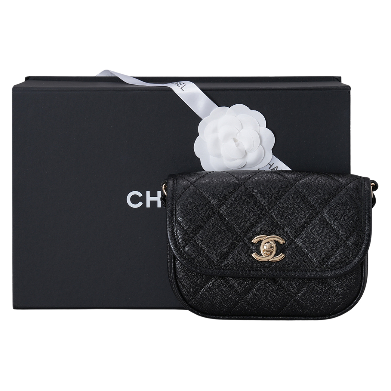 CHANEL(USED)샤넬 시즌 캐비어 메신저백