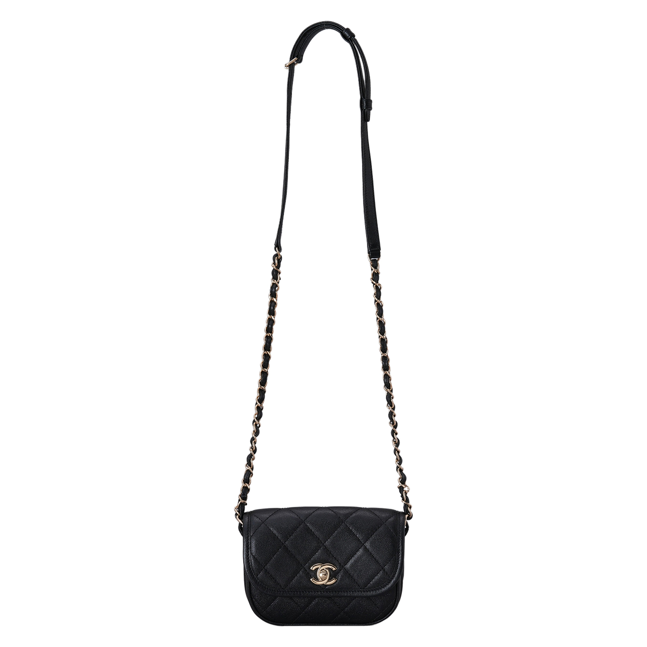 CHANEL(USED)샤넬 시즌 캐비어 메신저백