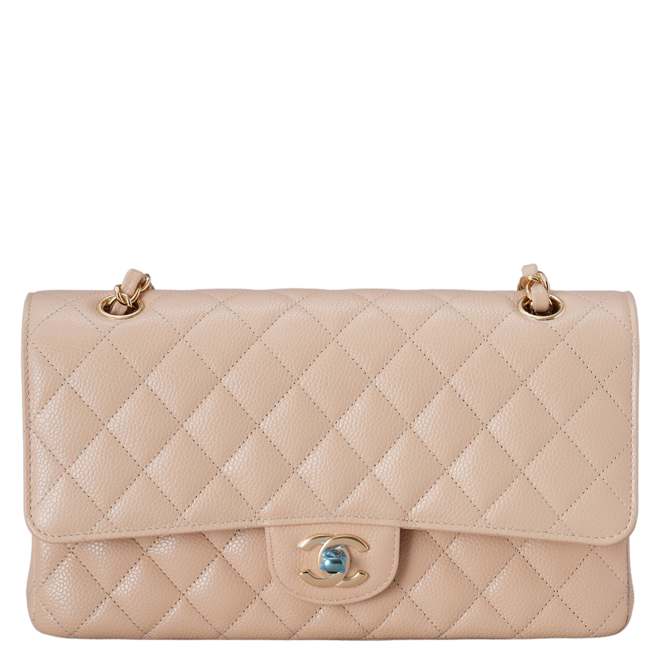 CHANEL(USED)샤넬 캐비어 클래식 미듐 플랩백