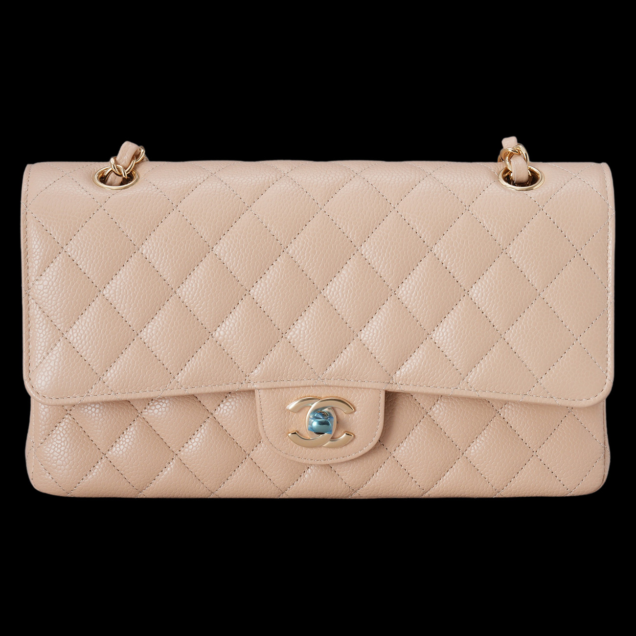 CHANEL(USED)샤넬 캐비어 클래식 미듐 플랩백