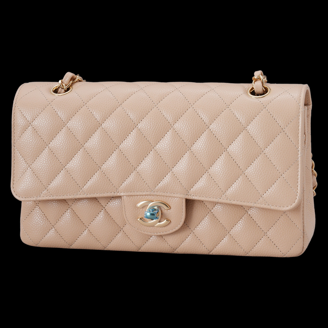 CHANEL(USED)샤넬 캐비어 클래식 미듐 플랩백