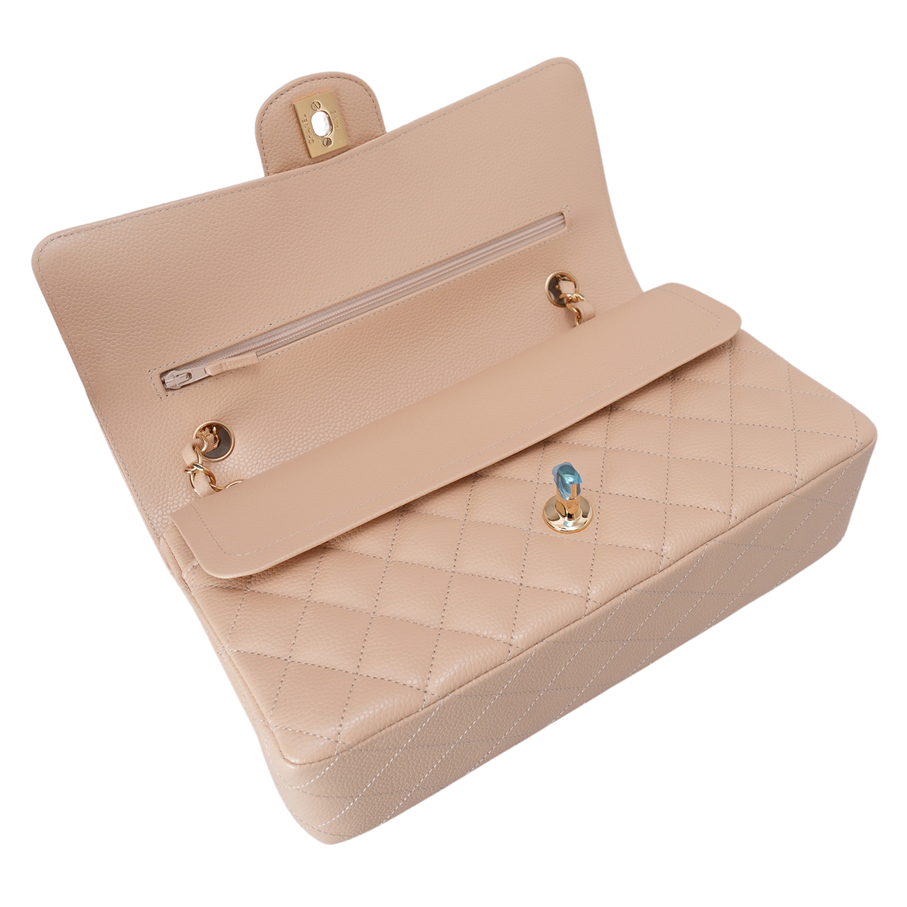 CHANEL(USED)샤넬 캐비어 클래식 미듐 플랩백