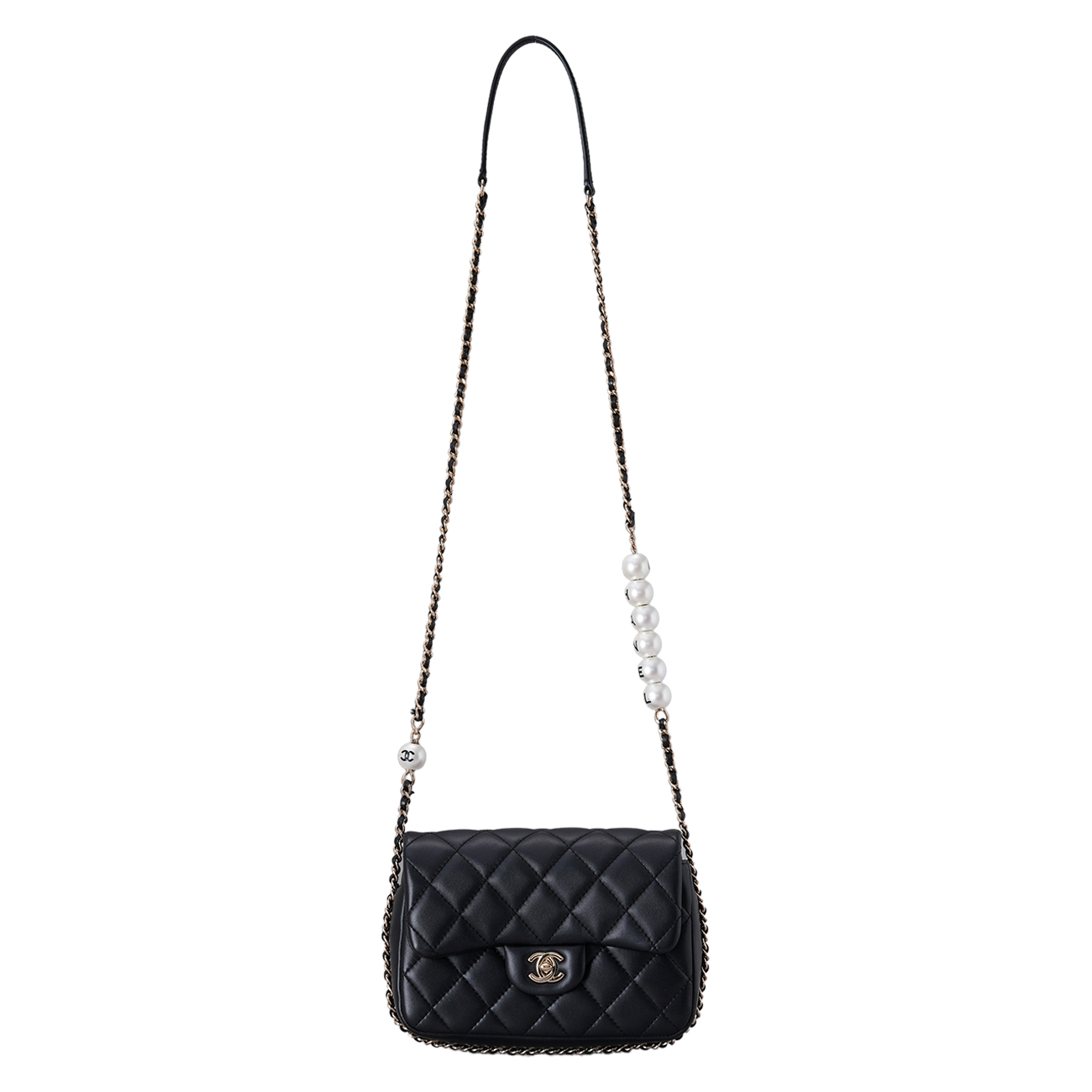 CHANEL(USED)샤넬 AS1533 시즌 진주 체인 숄더백