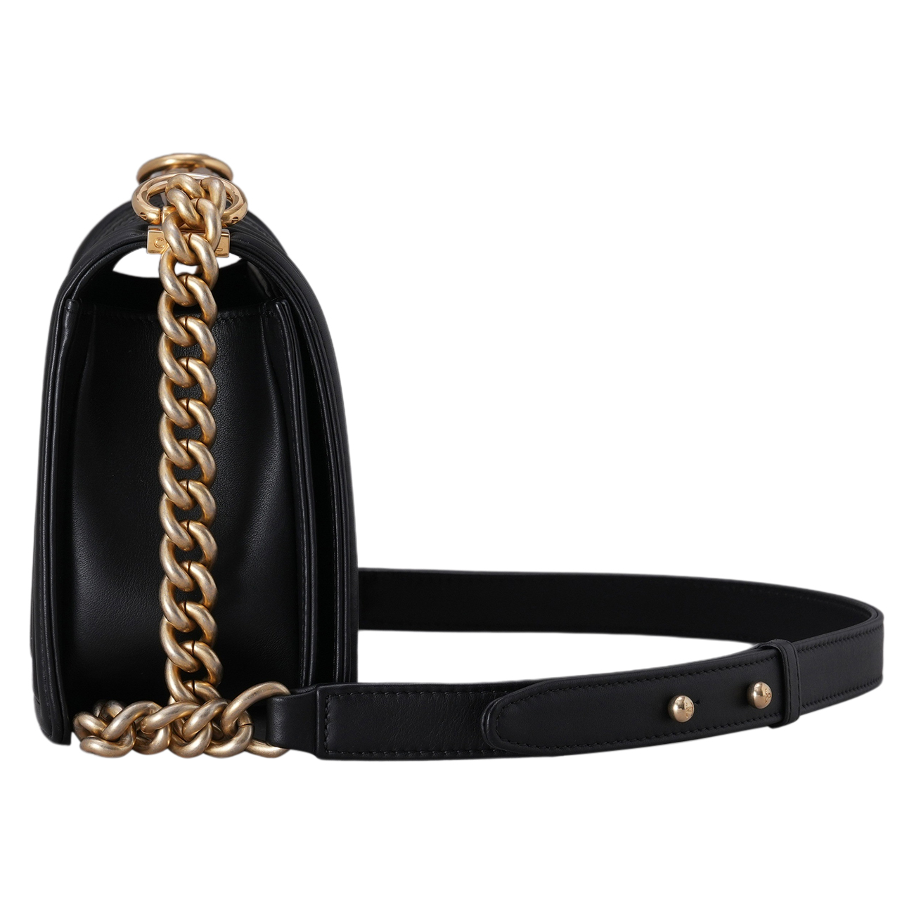 CHANEL(USED)샤넬 시즌 보이샤넬 쉐브론 미듐 플랩백