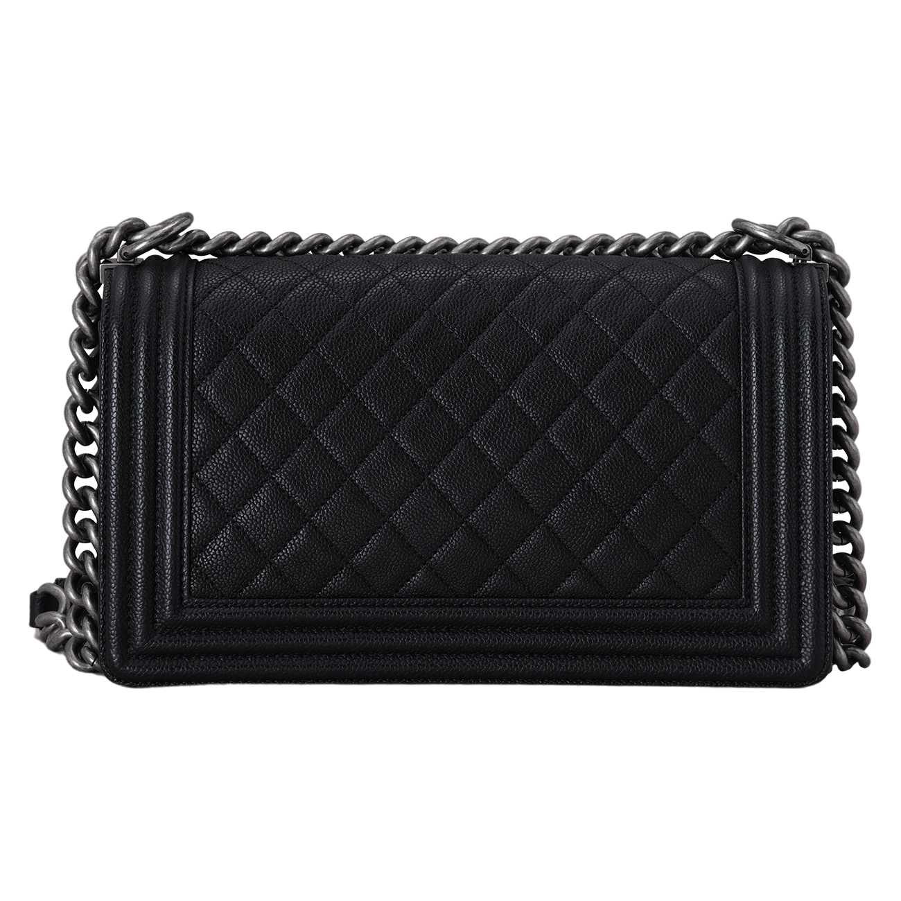 CHANEL(USED)샤넬 캐비어 보이샤넬 미듐 플랩백