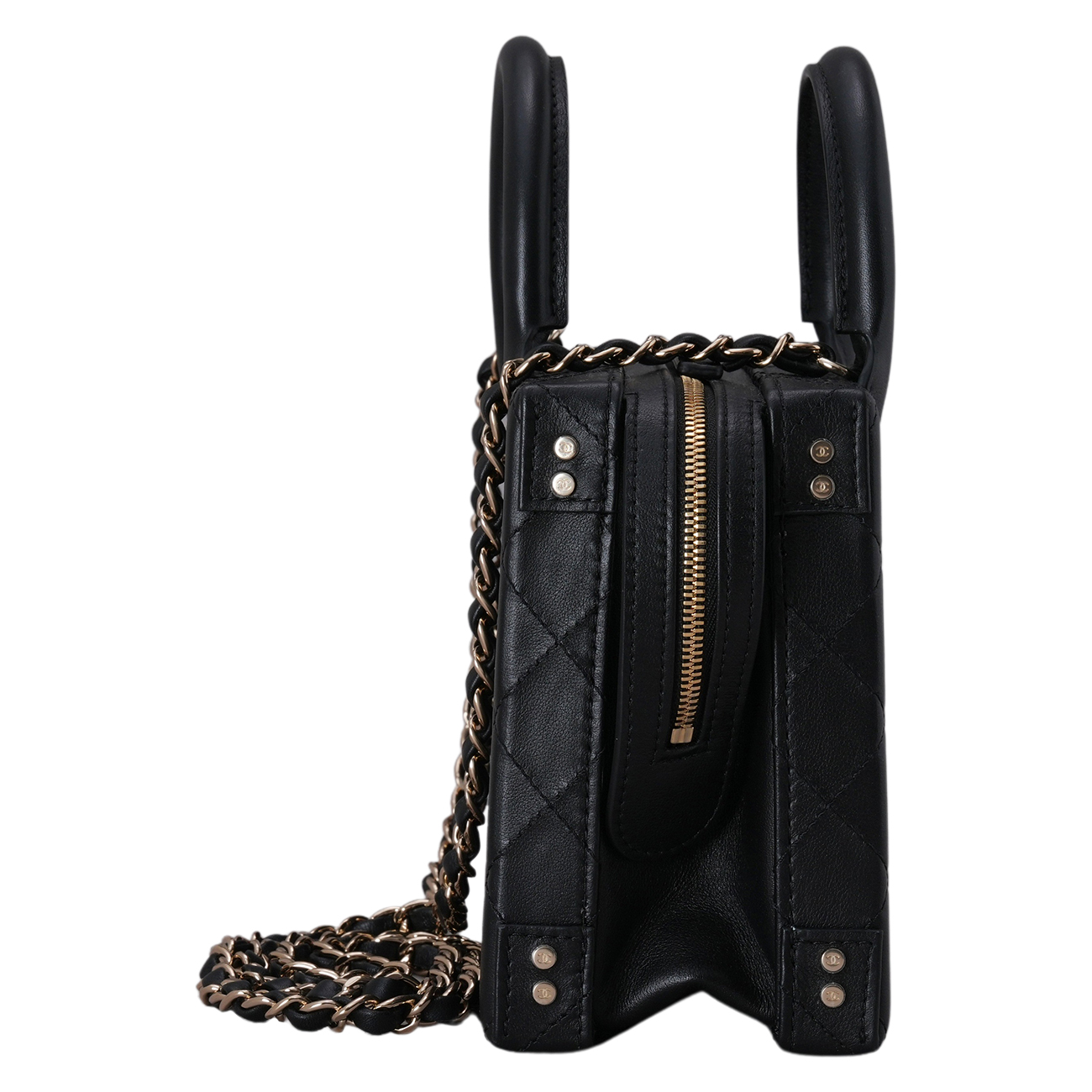 CHANEL(USED)샤넬 AS3345 시즌 베니티 코스메틱 케이스 탑핸들