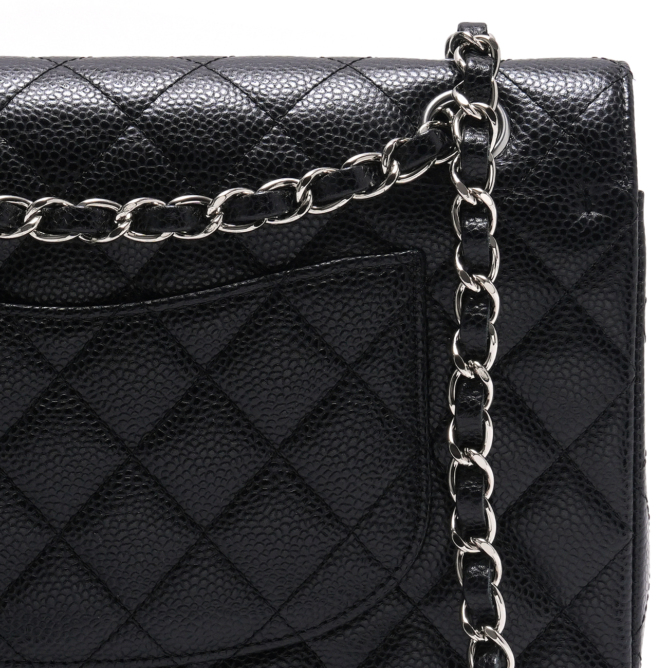 CHANEL(USED)샤넬 캐비어 클래식 미듐 플랩백