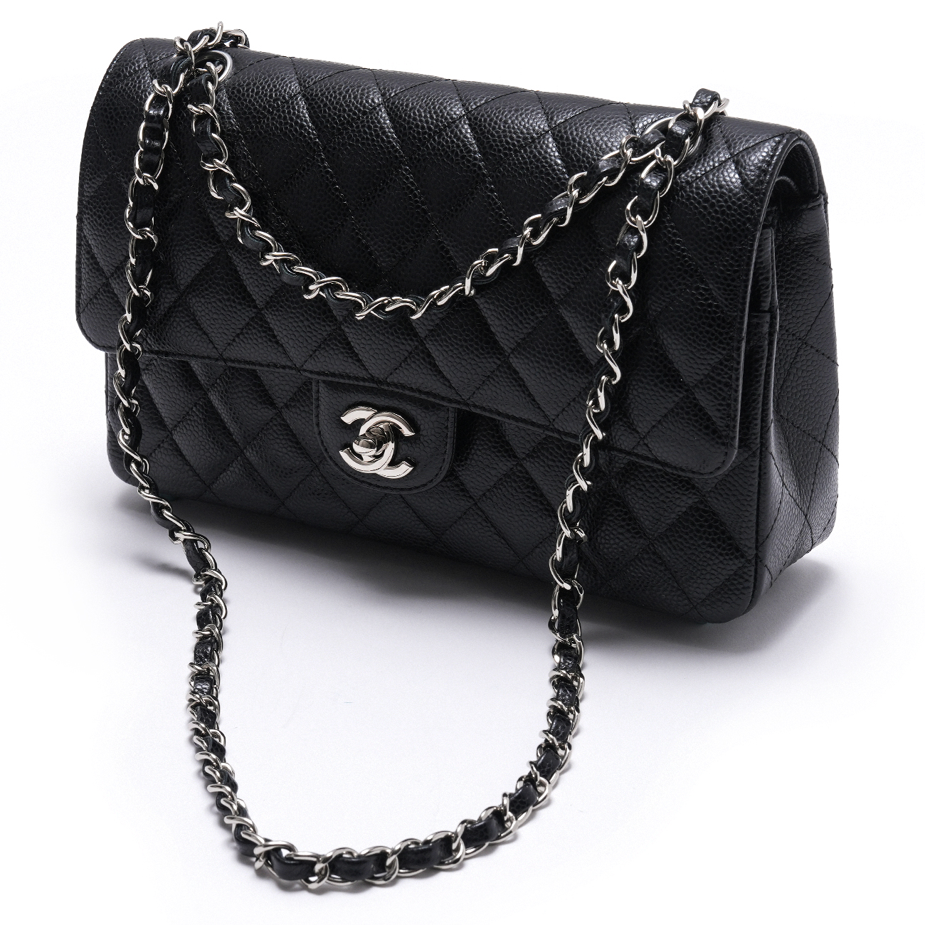 CHANEL(USED)샤넬 캐비어 클래식 미듐 플랩백