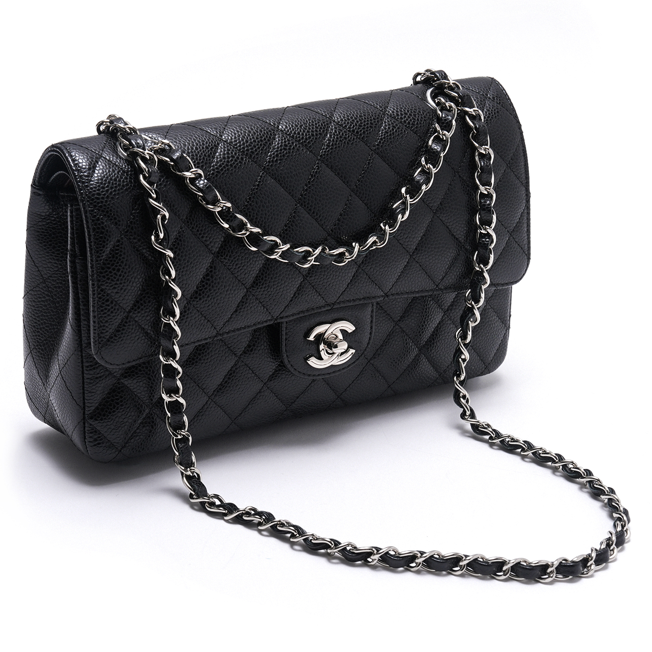CHANEL(USED)샤넬 캐비어 클래식 미듐 플랩백