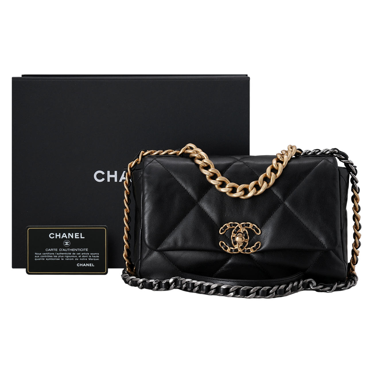 CHANEL(USED)샤넬 19백 미듐