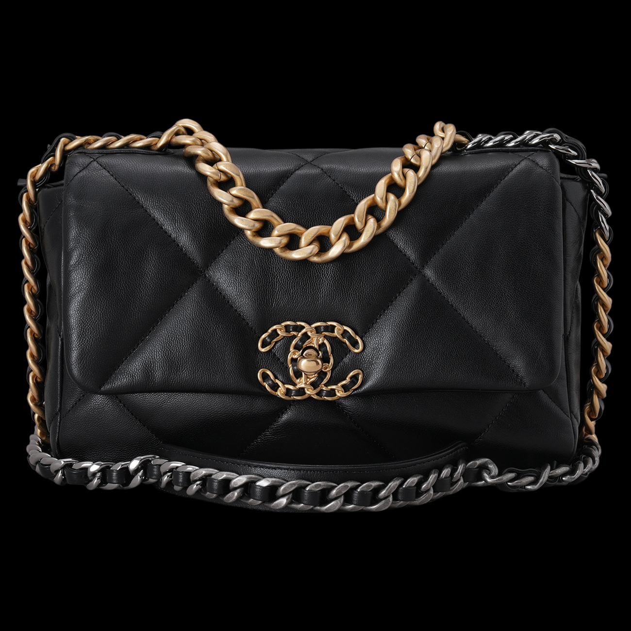 CHANEL(USED)샤넬 19백 미듐
