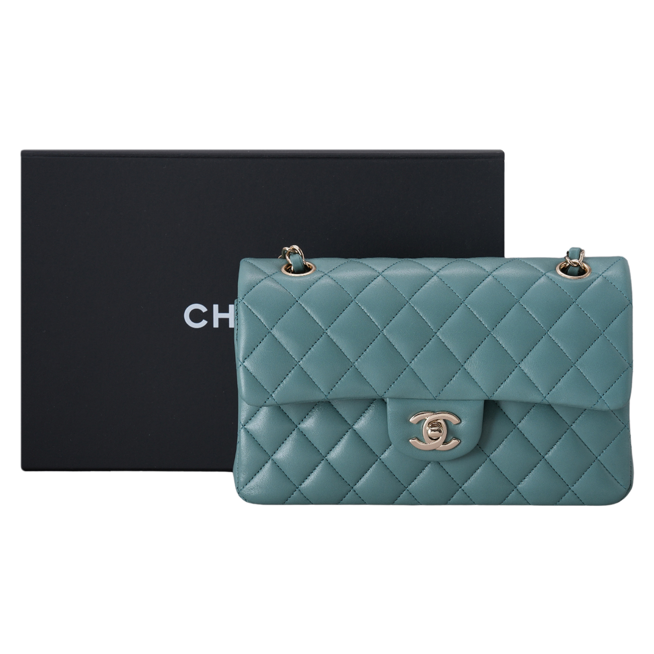 CHANEL(USED)샤넬 A01113 램스킨 클래식 스몰 플랩백