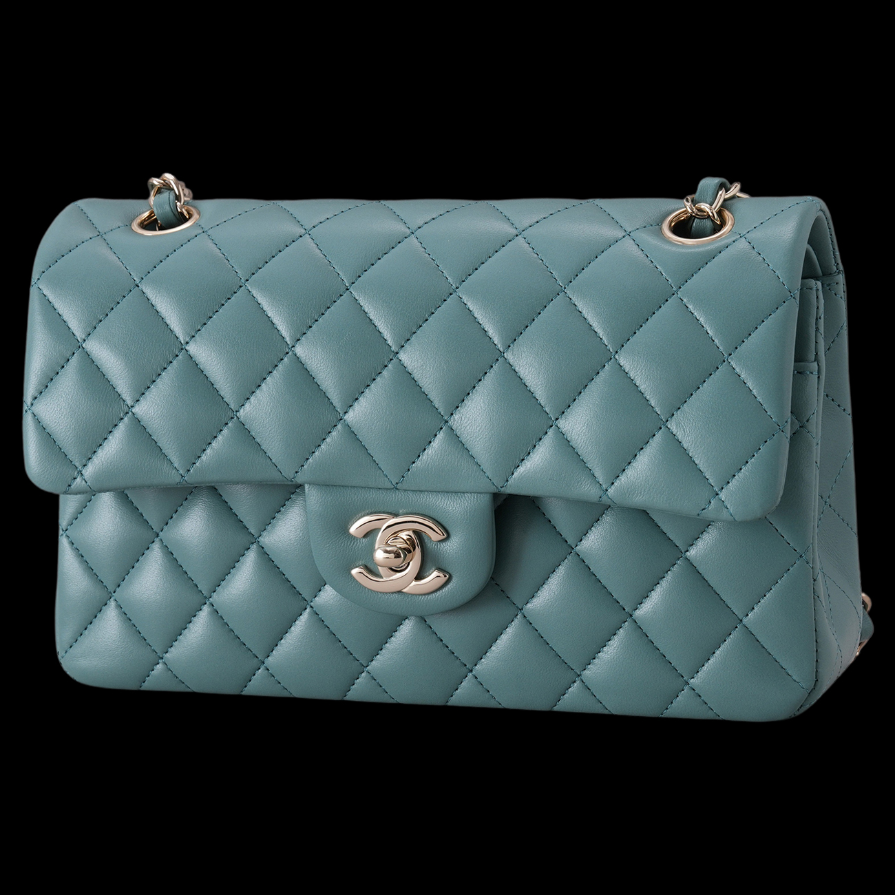 CHANEL(USED)샤넬 A01113 램스킨 클래식 스몰 플랩백