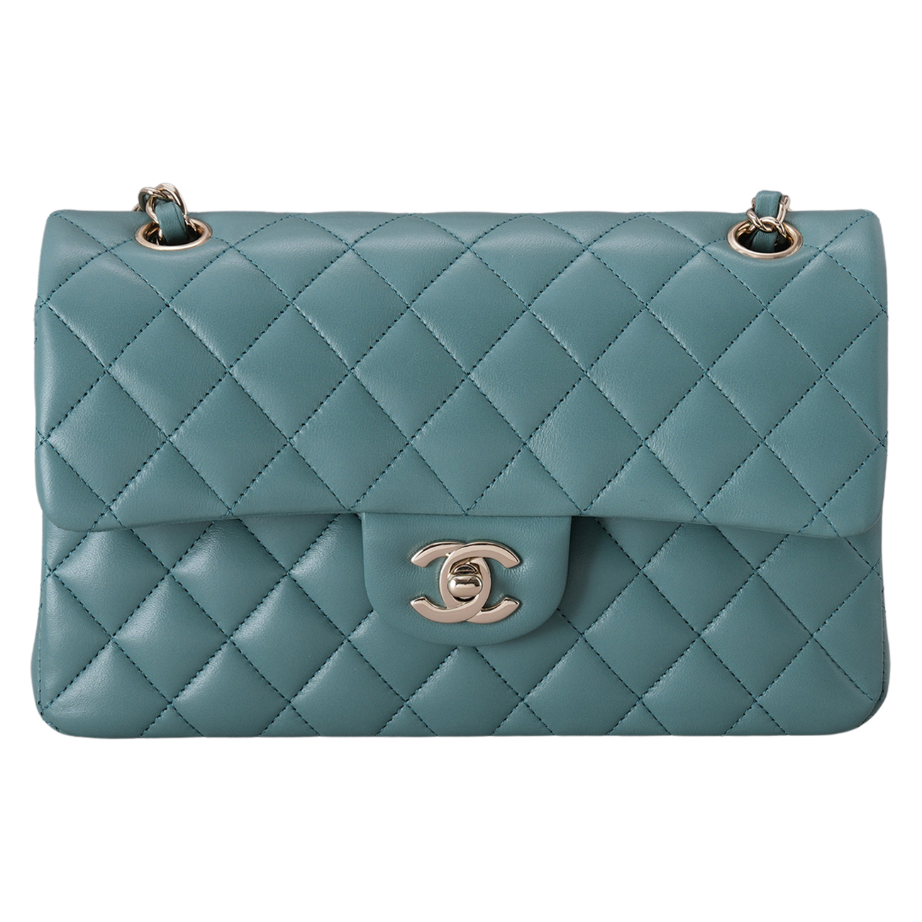 CHANEL(USED)샤넬 A01113 램스킨 클래식 스몰 플랩백