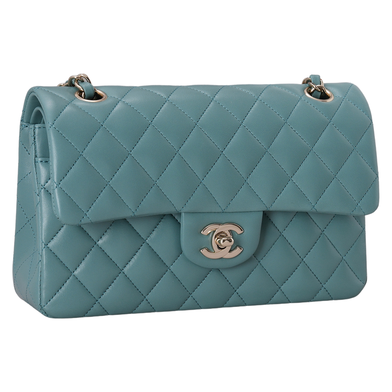 CHANEL(USED)샤넬 A01113 램스킨 클래식 스몰 플랩백