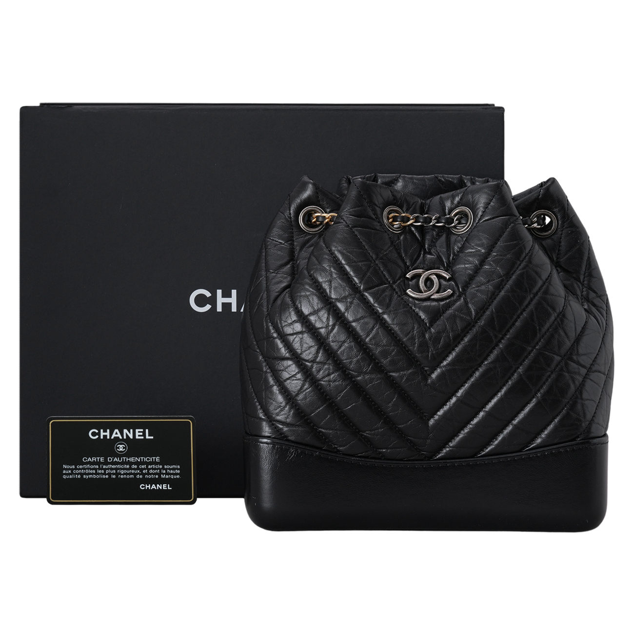 CHANEL(USED)샤넬 쉐브론 가브리엘 백팩 스몰