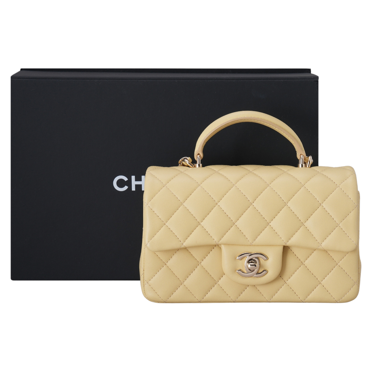CHANEL(USED)샤넬 클래식 뉴미니 탑핸들