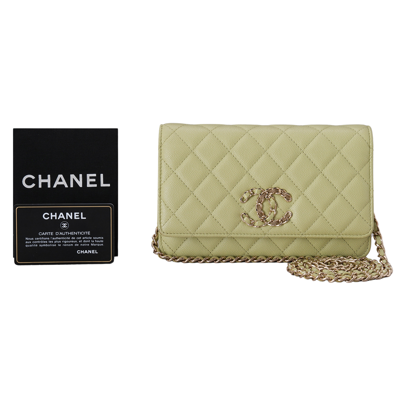 CHANEL(USED)샤넬 시즌 캐비어 WOC