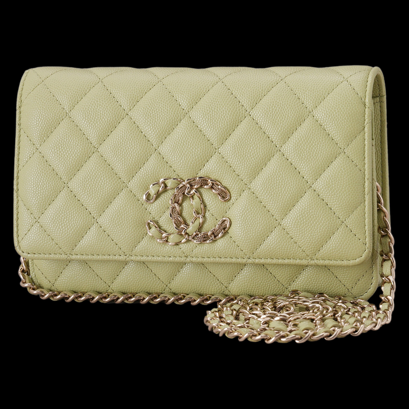 CHANEL(USED)샤넬 시즌 캐비어 WOC