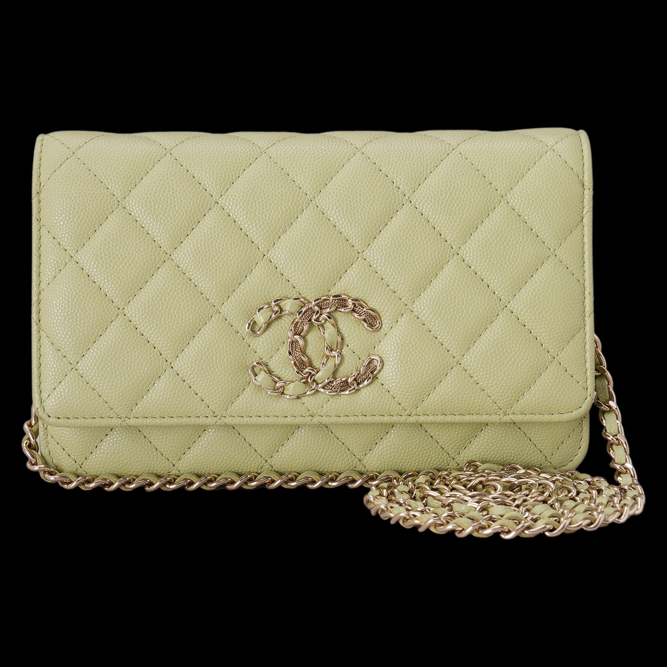CHANEL(USED)샤넬 시즌 캐비어 WOC