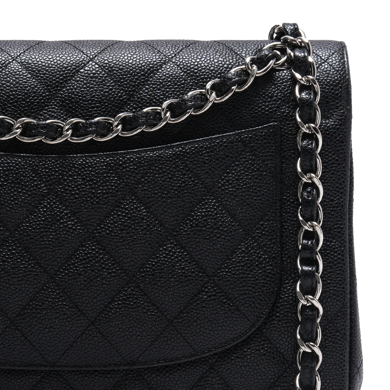 CHANEL(USED)샤넬 캐비어 클래식 라지 플랩백